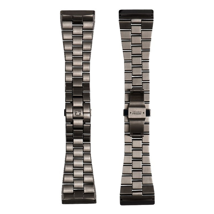 PVD GUN METAL STAINLESS STEEL BRACELET "T" Series - The Independent Collective