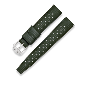 SQUALE STRAP - Olive Green Homage Tropic Rubber Strap 20mm