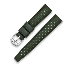 SQUALE STRAP - Olive Green Homage Tropic Rubber Strap 20mm