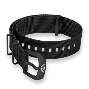 SQUALE STRAP - Black Nato Strap - 22m