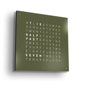 Qlocktwo Earth 45 Powder Coated Steel