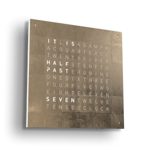 Qlocktwo Earth 45 Moon Gold