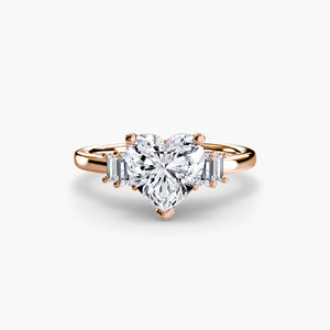 Baguette Accent Solitaire - The Independent CollectiveBaguette Accent Solitaire 