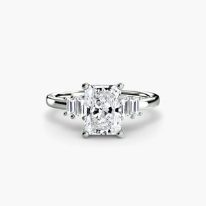 Baguette Accent Solitaire - The Independent CollectiveBaguette Accent Solitaire 