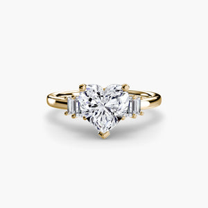 Baguette Accent Solitaire - The Independent CollectiveBaguette Accent Solitaire 