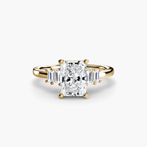 Baguette Accent Solitaire - The Independent CollectiveBaguette Accent Solitaire 