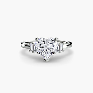 Baguette Accent Solitaire - The Independent CollectiveBaguette Accent Solitaire 