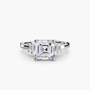 Baguette Accent Solitaire - The Independent CollectiveBaguette Accent Solitaire 