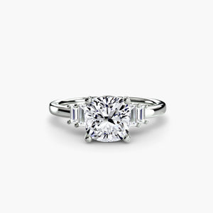 Baguette Accent Solitaire - The Independent CollectiveBaguette Accent Solitaire 