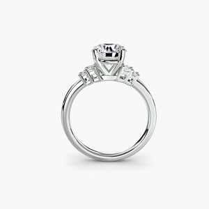 Baguette Accent Solitaire - The Independent CollectiveBaguette Accent Solitaire 