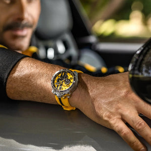 Bomberg BOLT - 68 Racing Carbon YB - The Independent CollectiveBomberg BOLT - 68 Racing Carbon YB BS45CHSP.059 - 33.12C