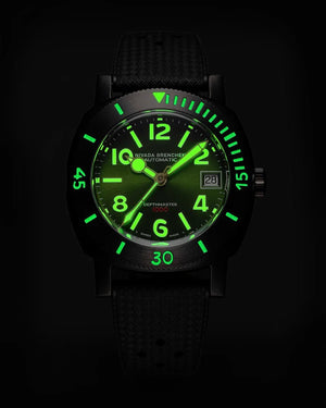 DepthMaster Numerals - Black & Green | 14135A01 - The Independent CollectiveDepthMaster Numerals - Black & Green | 14135A01 