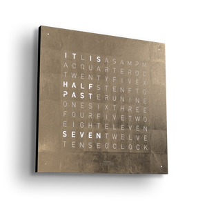 Qlocktwo Earth 45 Moon Gold Limited Edition