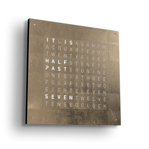 Qlocktwo Earth 45 Moon Gold