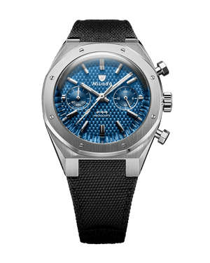 F77 SST Chrono Mecaquartz Blue MK2 - The Independent CollectiveF77 SST Chrono Mecaquartz Blue MK2 