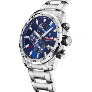 FESTINA TIMELESS CHRONOGRAPH - BLUE - The Independent CollectiveFESTINA TIMELESS CHRONOGRAPH - BLUE F20463/2