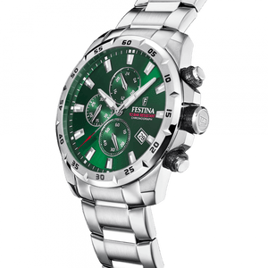 FESTINA TIMELESS CHRONOGRAPH - GREEN - The Independent CollectiveFESTINA TIMELESS CHRONOGRAPH - GREEN F20463/3