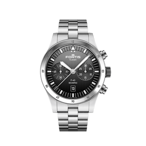FORTIS Flieger F - 43 Bicompax - Black - The Independent Collective F4240006