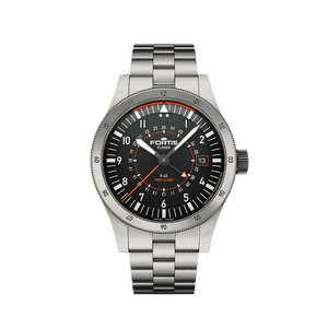 FORTIS Flieger F - 43 Triple GMT - Titanium Original - The Independent Collective F4260000