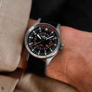 FORTIS Flieger F - 43 Triple GMT - Titanium Original - The Independent Collective F4260000