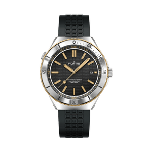 FORTIS Marinemaster M - 44 - Black Resin Gold - The Independent Collective F8120015