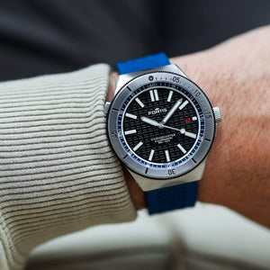 FORTIS Marinemaster M - 44 - Ocean Blue - The Independent Collective F8120021