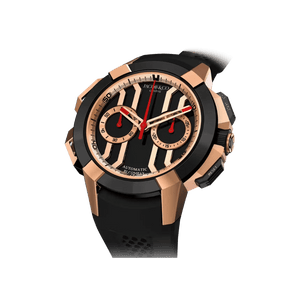 Jacob & Co. Epic X Chrono 44m - Rose Gold and Black Ceramic - The Independent CollectiveJacob & Co. Epic X Chrono 44m - Rose Gold and Black Ceramic EC430.43.AB.AA.A