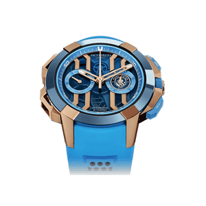 Jacob & Co. Epic X Chrono 44m - Rose Gold Manchester City - The Independent CollectiveJacob & Co. Epic X Chrono 44m - Rose Gold Manchester City EC430.43.AI.AA