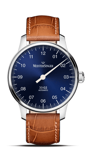 MeisterSinger : Nº3 38mm Sunburst Blue - The Independent Collective BM9908