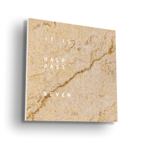 Qlocktwo Earth 45 Creators Edition Desert Marble