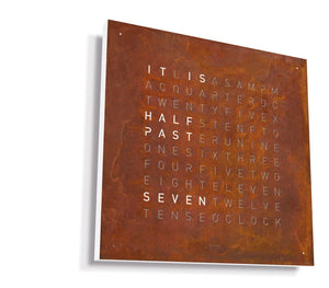 Qlocktwo Creators Edition Rust - Display Model - The Independent CollectiveQlocktwo Creators Edition Rust - The Independent CollectiveQlocktwo Creators Edition Rust - The Independent Collective Watches QT4ENRT