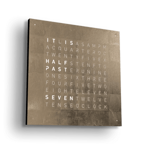 Qlocktwo Earth 45 Moon Gold - The Independent CollectiveQlocktwo Earth 45 Moon Gold 