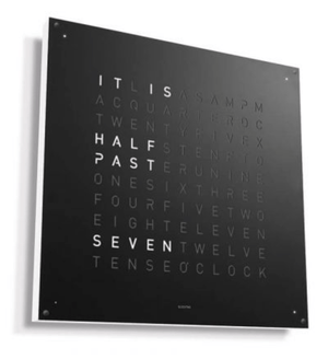 Qlocktwo Earth 90 Black Pepper - The Independent CollectiveQlocktwo Earth 90 Black Pepper