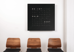 Qlocktwo Earth 90 Black Pepper - The Independent CollectiveQlocktwo Earth 90 Black Pepper