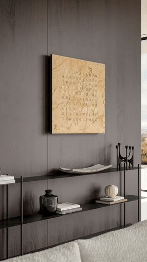 Qlocktwo Earth 90 Creators Edition Desert Marble - The Independent CollectiveQlocktwo Earth 90 Creators Edition Desert Marble 
