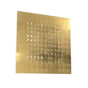 Qlocktwo Earth 90 Creators Edition Gold - The Independent CollectiveQlocktwo Earth 90 Creators Edition Gold 