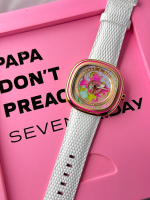 SEVENFRIDAY C2/01 Papa Don't Preach Golden Flower - Strap - The Independent Collective C2/01S