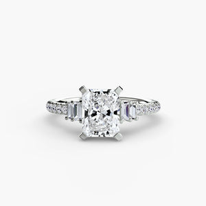 Solitaire with Pavé 4 - The Independent CollectiveSolitaire with Pavé 4 