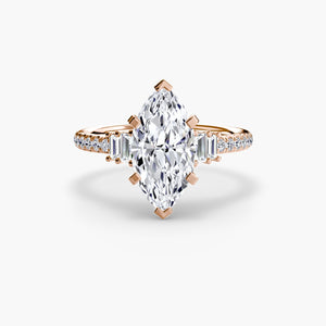 Solitaire with Pavé 4 - The Independent CollectiveSolitaire with Pavé 4 