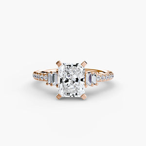 Solitaire with Pavé 4 - The Independent CollectiveSolitaire with Pavé 4 