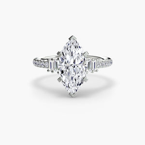 Solitaire with Pavé 4 - The Independent CollectiveSolitaire with Pavé 4 