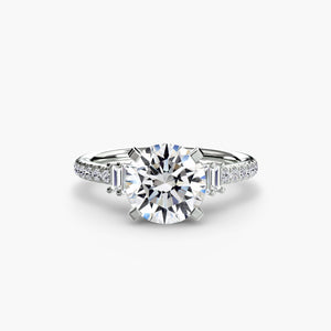 Solitaire with Pavé 4 - The Independent CollectiveSolitaire with Pavé 4 