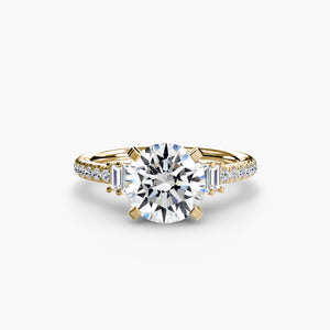Solitaire with Pavé 4 - The Independent CollectiveSolitaire with Pavé 4 