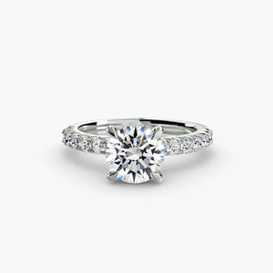 Solitaire with Pavé 6 - The Independent CollectiveSolitaire with Pavé 6 