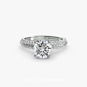 Solitaire with Pavé - The Independent CollectiveSolitaire with Pavé 
