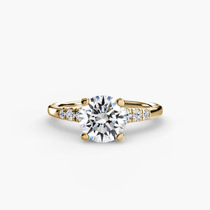 Solitaire with Shoulder Accents - The Independent CollectiveSolitaire with Shoulder Accents 