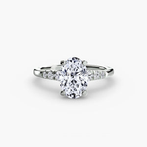 Solitaire with Shoulder Accents - The Independent CollectiveSolitaire with Shoulder Accents 
