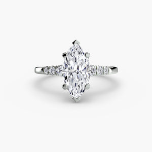 Solitaire with Shoulder Accents - The Independent CollectiveSolitaire with Shoulder Accents 