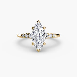 Solitaire with Shoulder Accents - The Independent CollectiveSolitaire with Shoulder Accents 