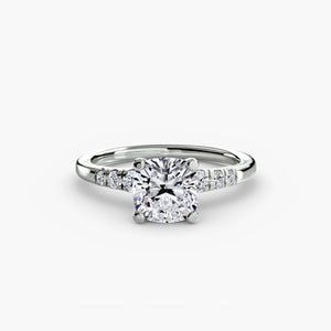 Solitaire with Shoulder Accents - The Independent CollectiveSolitaire with Shoulder Accents 